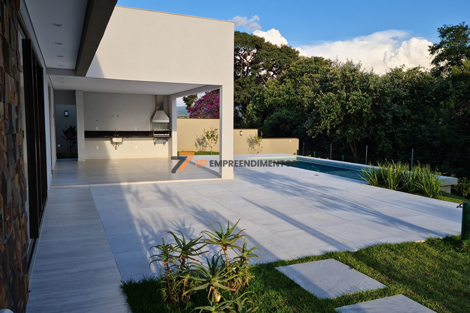 Área gourmet + piscina