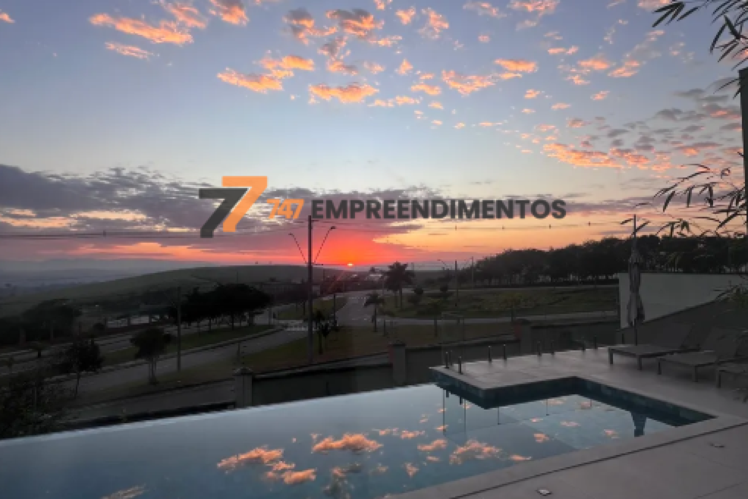 Piscina borda infinita