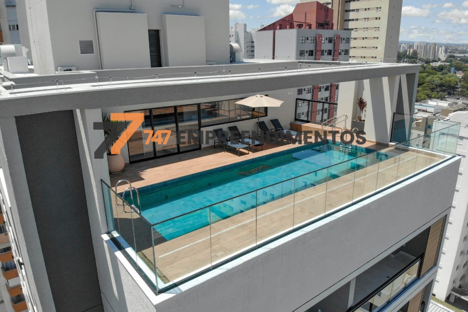 Piscina na cobertura
