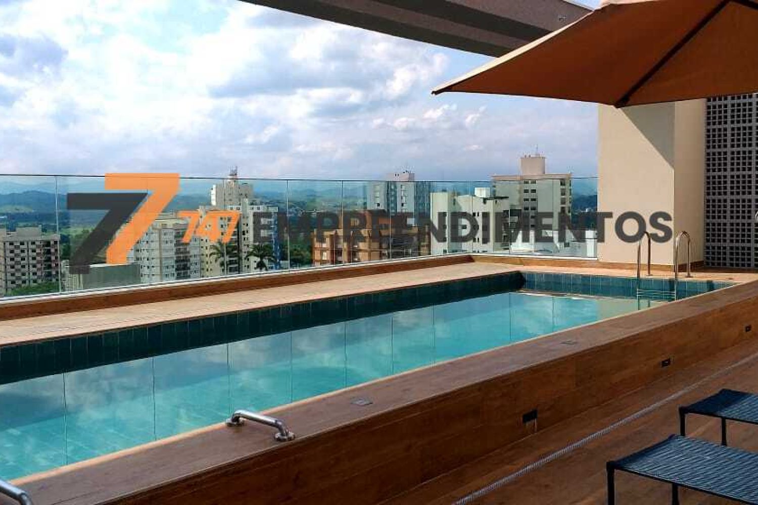 Piscina na cobertura