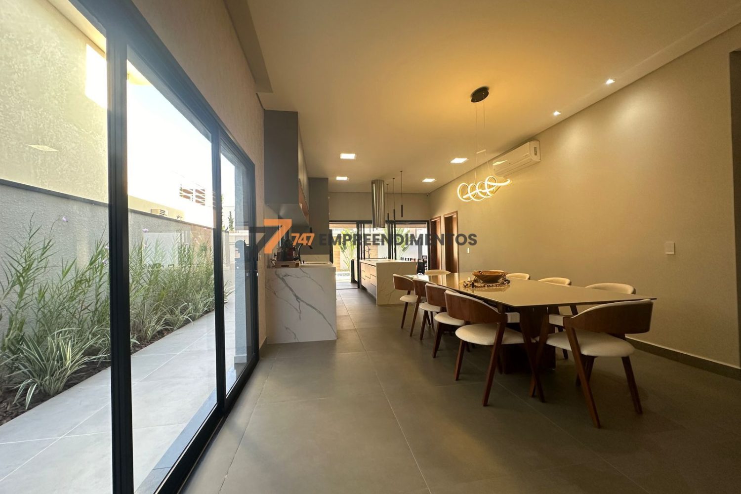 Sala de jantar integrada