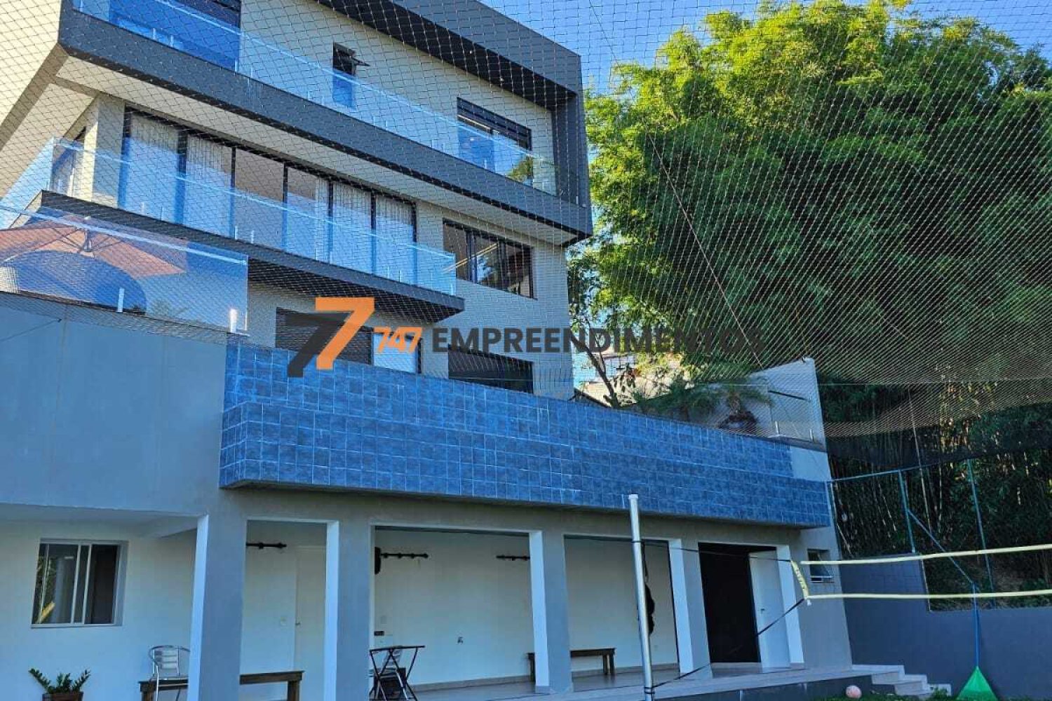 Visão externa do imóvel