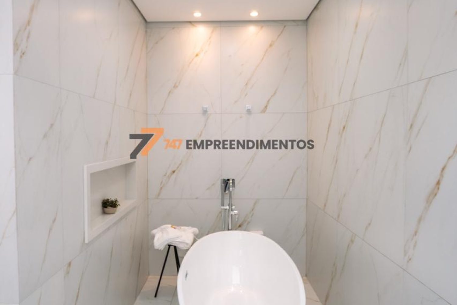 Banheiro com banheira